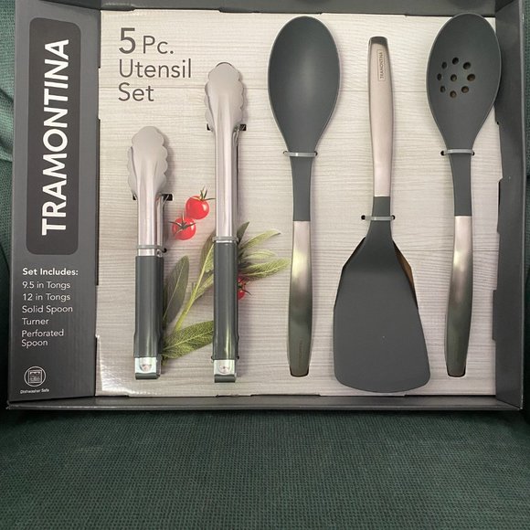 Tramontina 5 Pc. Utensil Set - New In Box - Picture 2 of 3